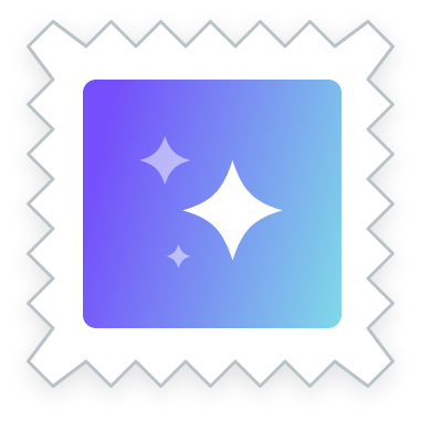 Reach+ stamp